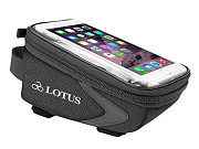 фото Велосумка на верхнюю трубу Lotus SH-P25 c чехлом для смартфона с дисплеем до 5,5"", п/э